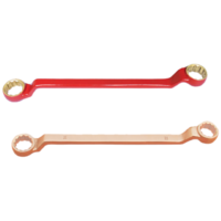 No.CB153-1010 - 7/16" x 1/2" Offset Double Ended Ring Wrench (Copper Beryllium)
