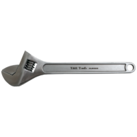 No.SS10215 - Stainless Steel 15"(375mm) Super-Satin Adjustable Wrench