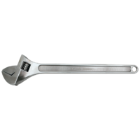 No.SS10224 - Stainless Steel 24"(600mm) Super-Satin Adjustable Wrench