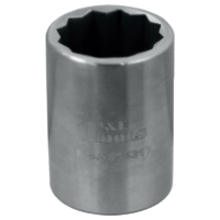 No.SS53317 - Stainless Steel 17mm x 3/8"Dr. 12Pt Socket 32L