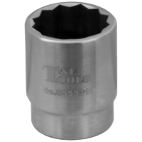 No.SS53319 - Stainless Steel 19mm x 3/8"Dr. 12Pt Socket 32L