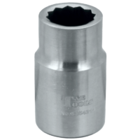 No.SS54314 - Stainless Steel 14mm x 1/2"Dr. 12Pt Socket 40L