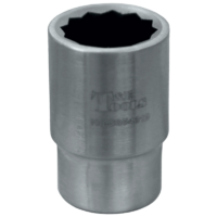 No.SS54319 - Stainless Steel 19mm x 1/2"Dr. 12Pt Socket 42L