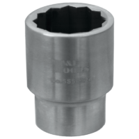 No.SS54324 - Stainless Steel 24mm x 1/2"Dr. 12Pt Socket 43L
