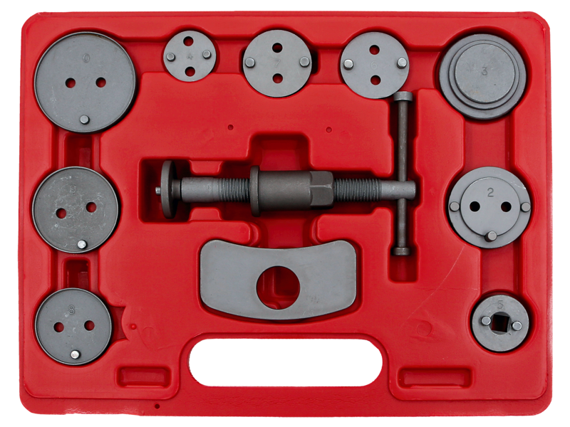 11 Piece Rear Disc Brake Caliper Tool Kit