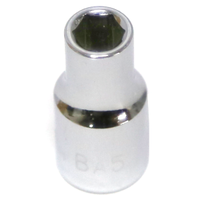 No.1205BA - 5BA x 1/4"Drive 6 Point Standard Socket