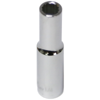 No.12508 - 1/4" x 1/4"Drive 12 Point Deep Socket