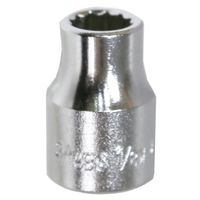 No.13004W - 1/8" x 3/8" Drive 12 Point Standard Socket
