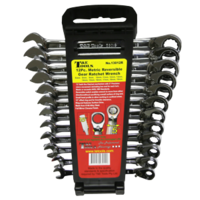 No.13012R - 12Pc. Metric Reversible Gear Ratchet Wrench Set