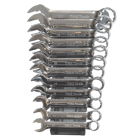 No.13110S - 12Pc. Metric Stubby Combination Wrench Set
