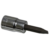 No.13808 - 1/4" Slotted 3/8" Drive Screwdriver Socket