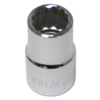 No.14008W - 1/4" x 1/2" Drive 12 Point Standard Socket