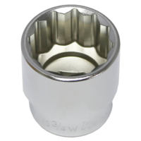 No.14024W - 3/4" x 1/2" Drive 12 Point Standard Socket