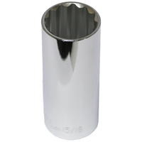 No.14530 - 15/16" x 1/2" Drive Deep Socket (12 Point)