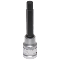 No.14912L - 3/8" x 1/2"Dr. In-Hex Socket 100mm Long