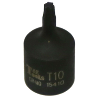 No.15410 - T10 1/4"Drive Torx-r Impact Sockets 32mm Length