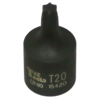 No.15420 - T20 1/4"Drive Torx-r Impact Sockets 32mm Length
