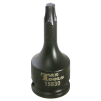 No.15630 - T30 3/8" Drive Torx-r Impact Sockets 52mm Length