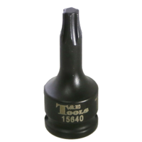 No.15640 - T40 3/8" Drive Torx-r Impact Sockets 52mm Length