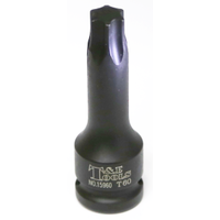 No.15960 - T60 1/2" Drive Torx-r Impact Sockets 78mm Length