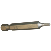 No.50612 - 2.5mm x 1/4" Hex In-Hex Power Bit