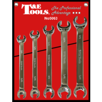 SATA 3-Piece Full-Polish SAE Flare Nut Line Wrench Set for Removing or Replacing Nuts on Fuel ST09032U Brake or Air Conditioning Lines 