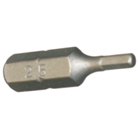 No.50652 - 2.5mm x 1/4" Hex In-Hex Insert Bit