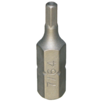 No.50724 - 7/64" x 1/4" Hex Tamper In-Hex Insert Bit