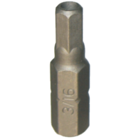 No.50728 - 3/16" x 1/4" Hex Tamper In-Hex Insert Bit