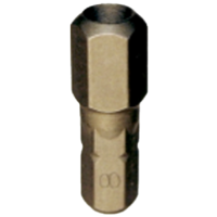 No.50758 - 8mm x 1/4" Hex Tamper In-Hex Insert Bit