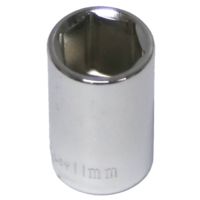 No.52211 - 11mm x 1/4" Drive 6 Point Socket