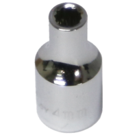 No.52304 - 4mm x 1/4"Drive 12 Point Socket