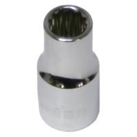 No.52306 - 6mm x 1/4"Drive 12 Point Socket