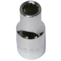 No.52355 - 5.5mm x 1/4"Dr. 12Pt Standard Socket