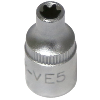 No.52605 - E5 1/4"Drive E-Series Female Torx Socket Standard Length