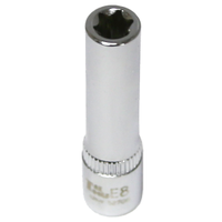 No.52708 - E8 x 1/4"Dr. Female Torx Socket 50mm Long
