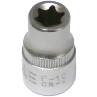 No.53610 - E10 3/8" Drive E-Series Female Torx Sockets (Standard Length)