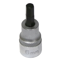No.53806 - 6mm Metric In-Hex Sockets 3/8" Drive x 50mm Length