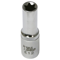 No.53912 - E12 x 3/8"Dr. Female Torx Socket 65mm Long