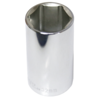 No.54432 - 32mm x 1/2" Drive Deep Socket (6 Point)