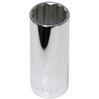 No.54524 - 24mm x 1/2" Drive Deep Socket (12 Point)