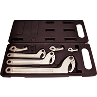 No.5459 - 6 Piece Adjustable "C" & Pin Wrench Set