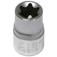 No.54618 - E18 1/2" Drive E-Series Female Torx Sockets (Standard Length)