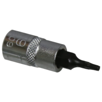 No.5809 - T9 Torx-r Socket 1/4"Drive x 38mm Length