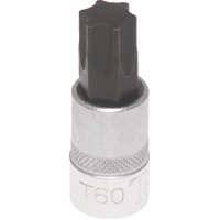 No.5858 - T60 Torx-r Socket 3/8" Drive x 50mm Length