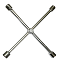 No.6033 - 4 Way Foldable Wheel Wrench (14")