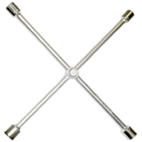 No.6034 - 4 Way Foldable Wheel Wrench (20")