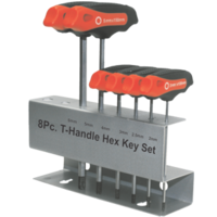 No.6506 - 6 Piece Metric T-Handle Hex and Ball-End Key Set