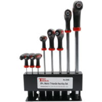 No.6508 - 8 Piece Metric T-Handle Hex Key Set