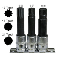 No.65110 - 3Pc. BMW Rim Lock Sockets 21T/17T/10T